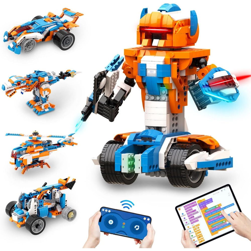 Kids Education App Free - Apitor ロボット X 組み立てキット 12-in-1 STEM