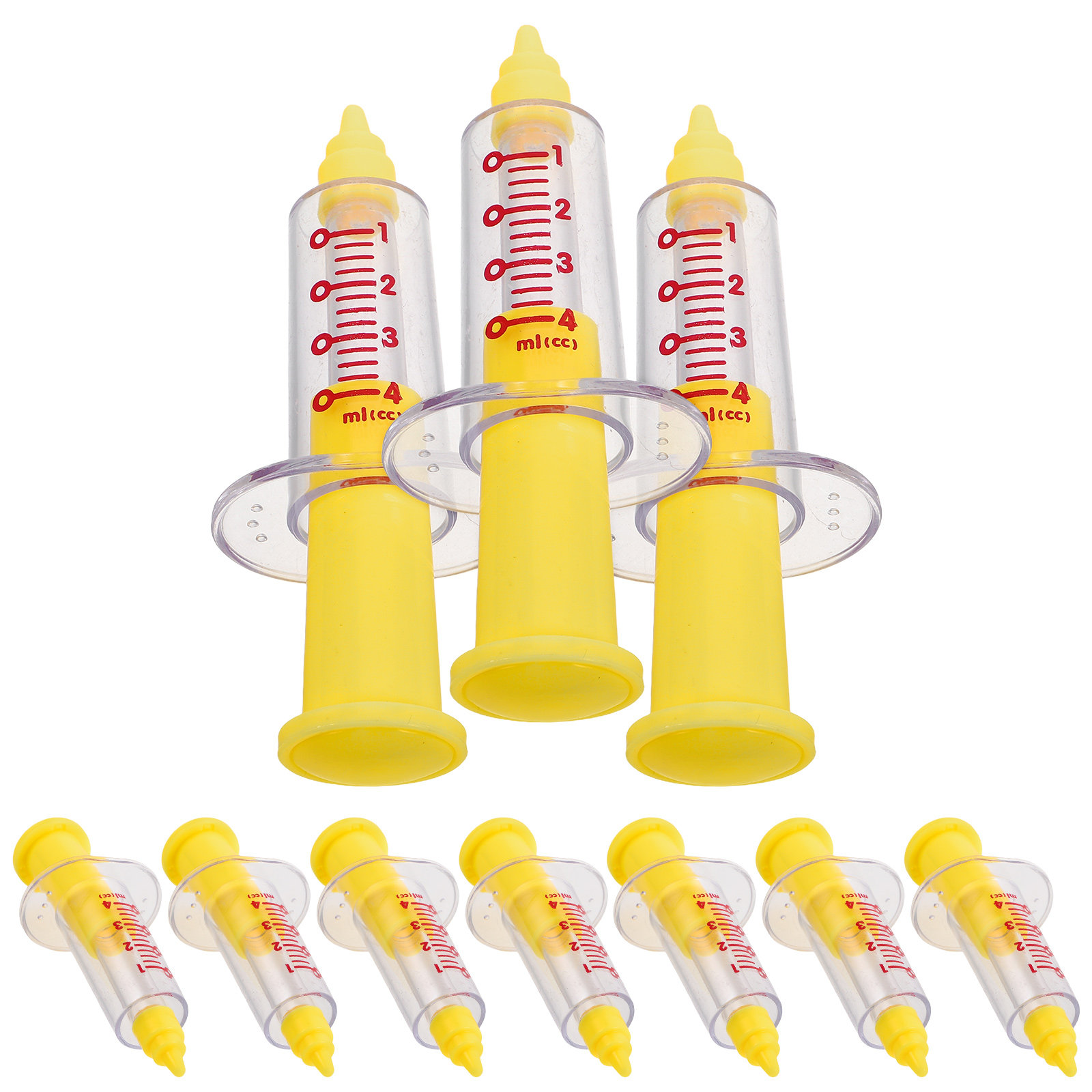 Kids Doctor Education - 10個入り子供用医者注射ツールキット、リアルなごっこ遊び教育用ロールプレイセット、家庭や幼稚園用医者ツールおもちゃ