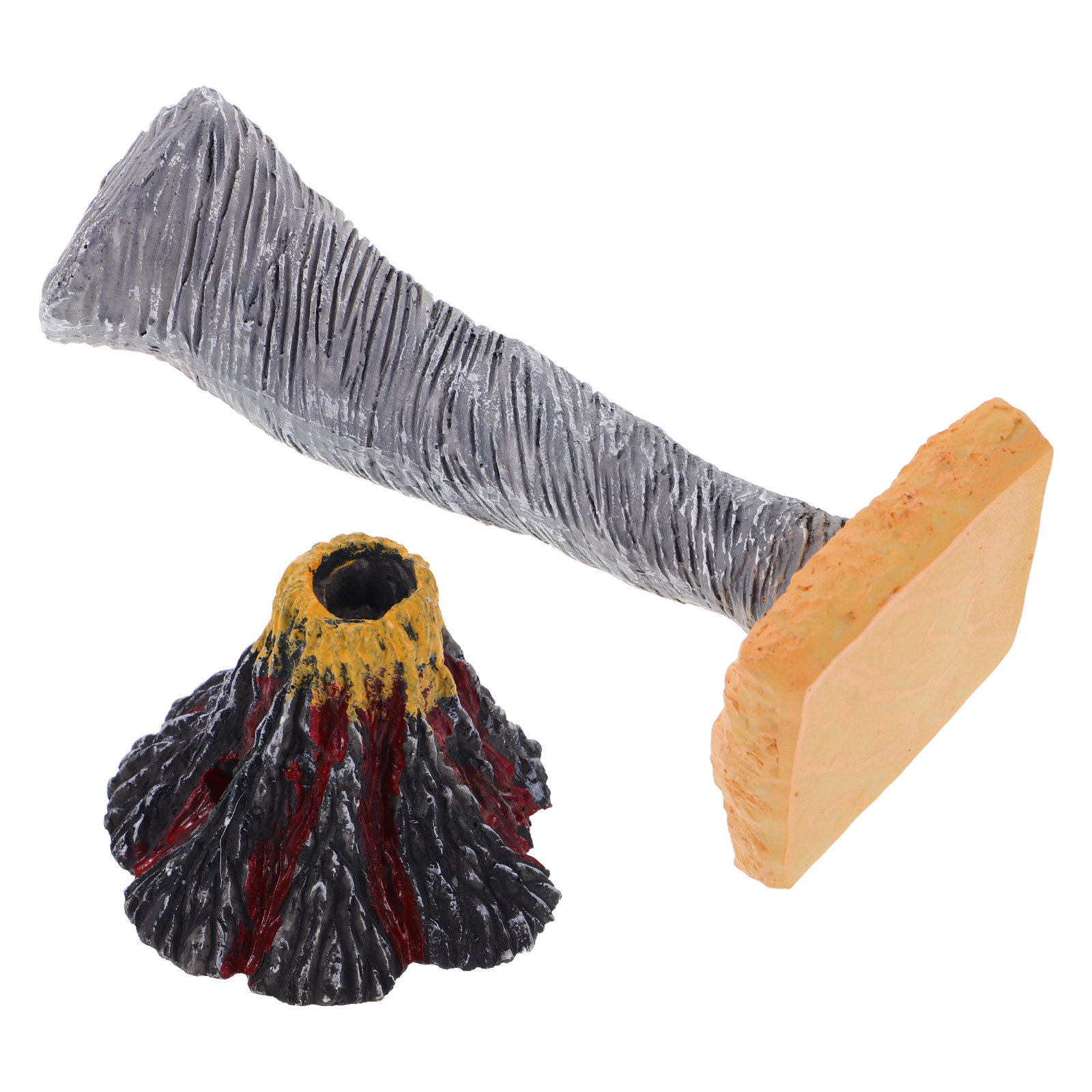 Science Kit Volcano - 自然災害教育科学キット2個セット：インタラクティブな火山噴火・竜巻・砂テーブル展示用小道具