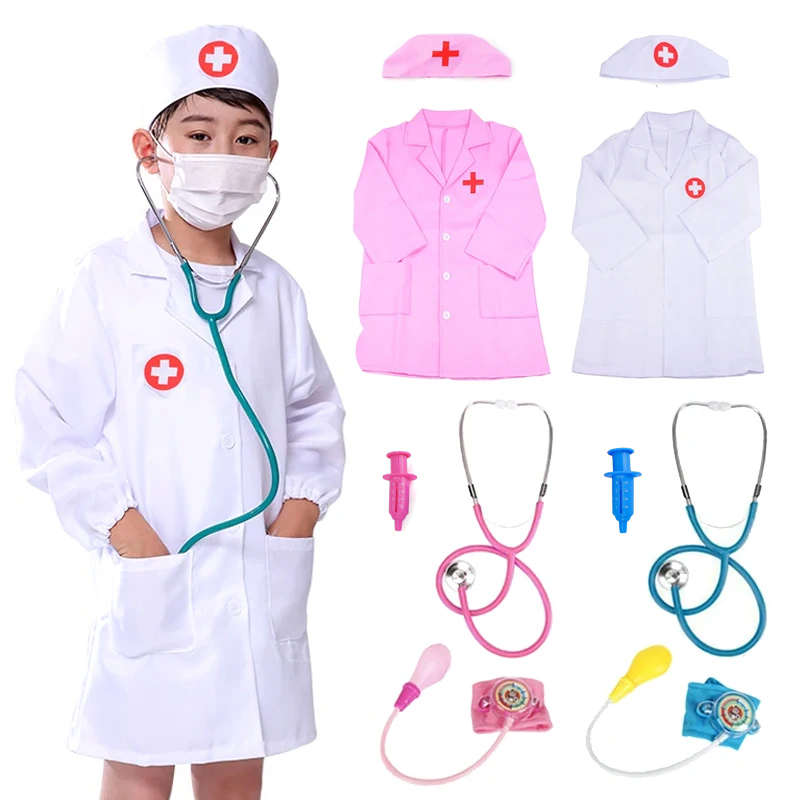 Kids Doctor Education - 子供ドクターおもちゃごっこ遊びロールプレイングパズル早期教育インタラクティブおもちゃナース服誕生日プレゼント子供のための TMZ