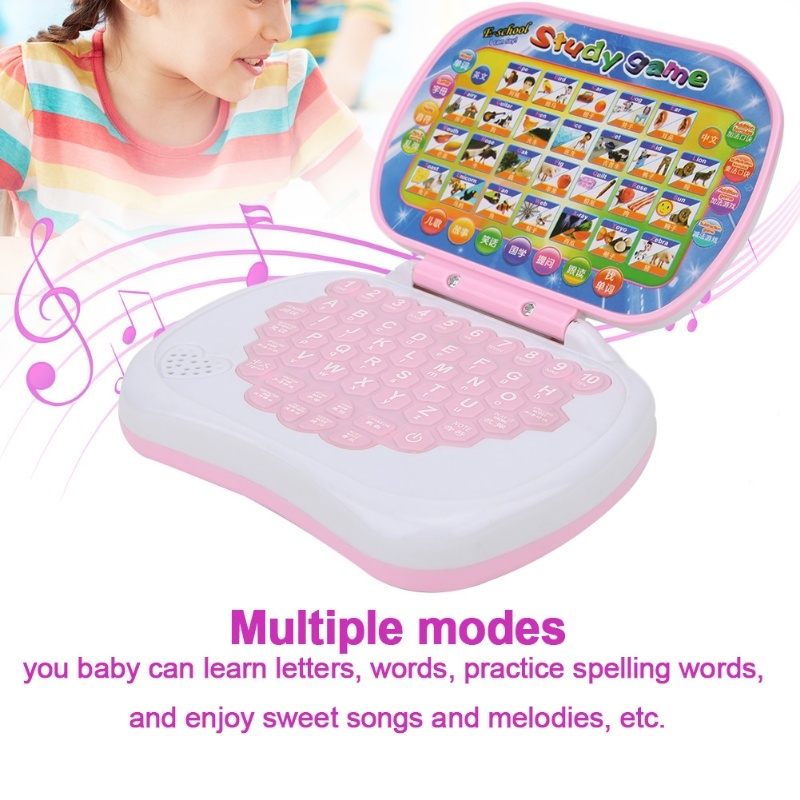 Kids Educational Computer - コンピューターマシン子供用おもちゃ多機能ラップトップタブレット学習教育ゲーム