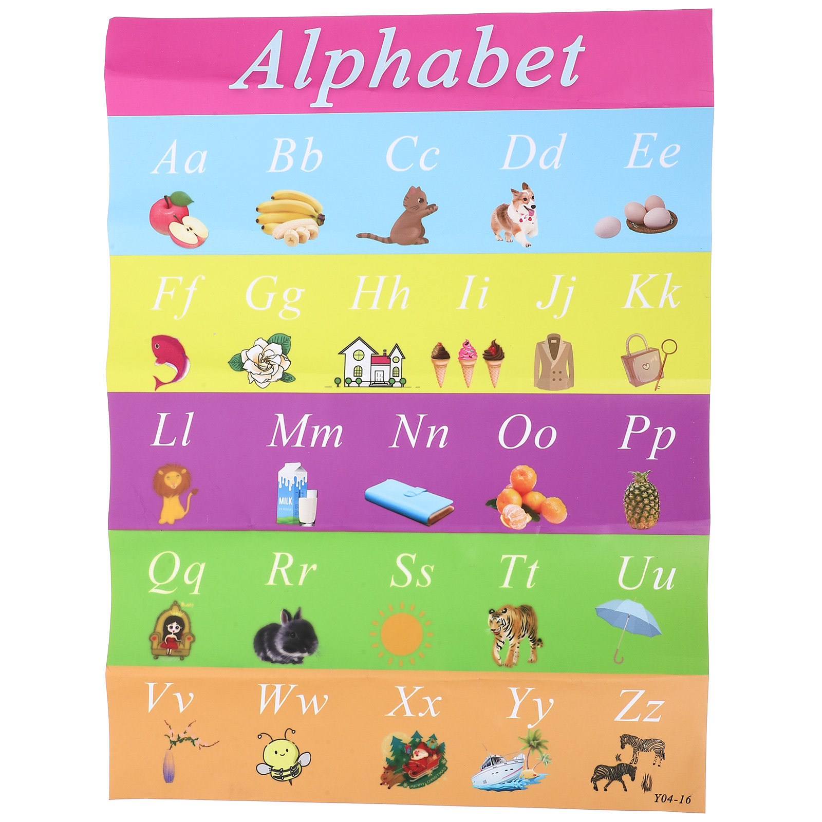 自己粘着式子供用アルファベットチャート 早期教育ポスター 3 - Kids Education Charts のレビューと価格