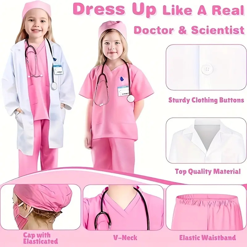 キッズトップ + パンツ + コート + アクセサリー 9  - Kids Doctor Education のレビューと価格