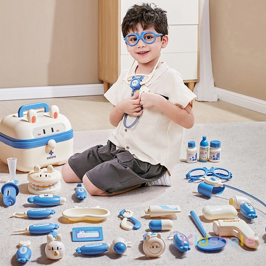 キッズドクターごっこ遊びセット 医療おもちゃキット 収納ケー - Kids Doctor Education のレビューと価格