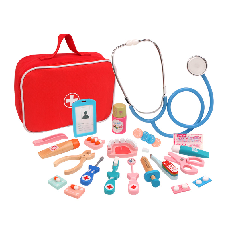 ごっこ遊びお医者さんおもちゃ木製シミュレーション歯医者チェッ - Kids Doctor Education のレビューと価格