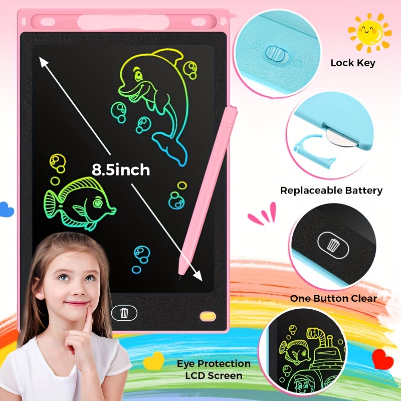 8.5 インチ LCD 描画タブレット 30 個 マジック黒 - Kids Education Tablets のレビューと価格