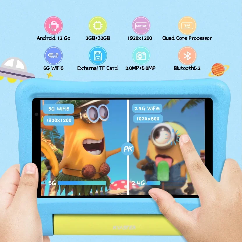 7インチ5G WiFi 6 Android12 A133キッ - Kids Education Software For Pc のレビューと価格