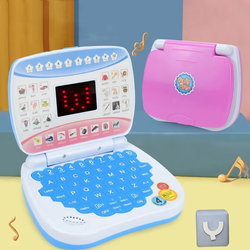 学習マシン ラップトップコンピュータ 子供用電子玩具 就学前 - Kids Educational Computer のレビューと価格