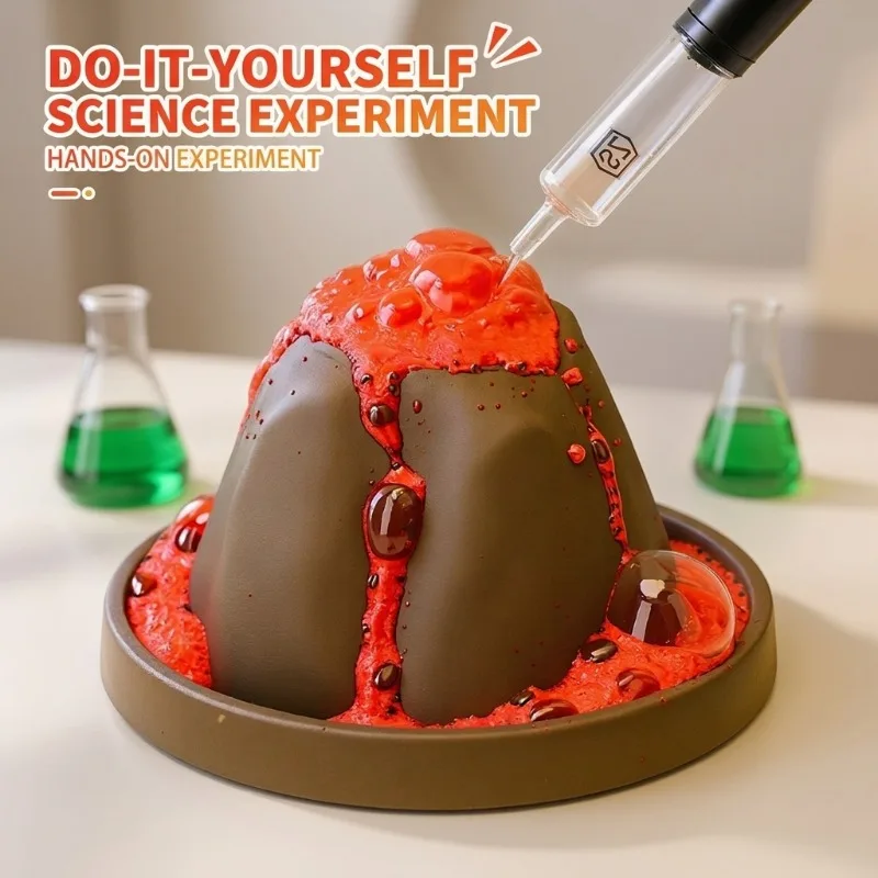 STEM DIY火山科学実験キット 子供向け教育玩具、噴火モ - Science Kit Volcano のレビューと価格