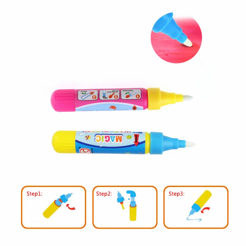 マジックペン落書きペン絵画マットおもちゃペンライティングマッ - Kids Education Laptop のレビューと価格
