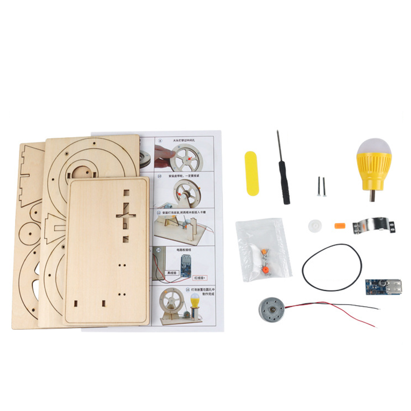 木製ハンドジェネレーター子供の科学おもちゃ面白い STEM  - Kids Doctor Education のレビューと価格
