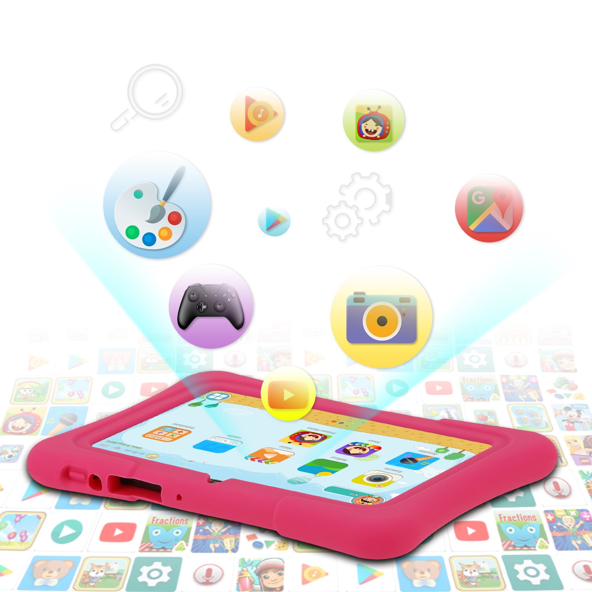 PRITOM 7インチ キッズタブレット クアッドコア An - Kids Education Software For Pc のレビューと価格