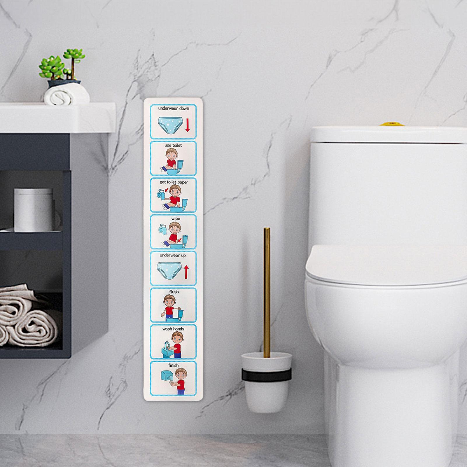 トイレトレーニング視覚スケジュール表 トイレチャートスケジュ - Kids Education Charts のレビューと価格