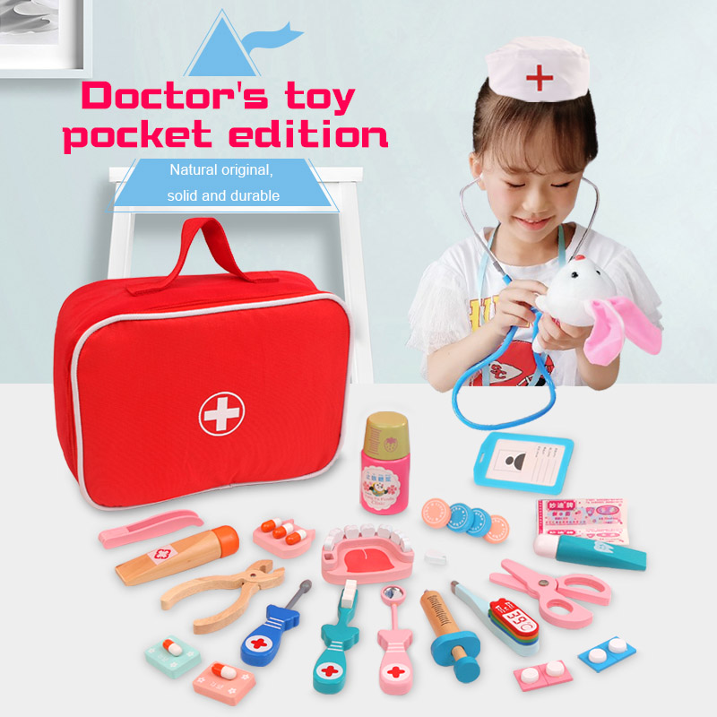 ごっこ遊びドクターおもちゃ木製シミュレーション歯医者チェック - Kids Doctor Education のレビューと価格