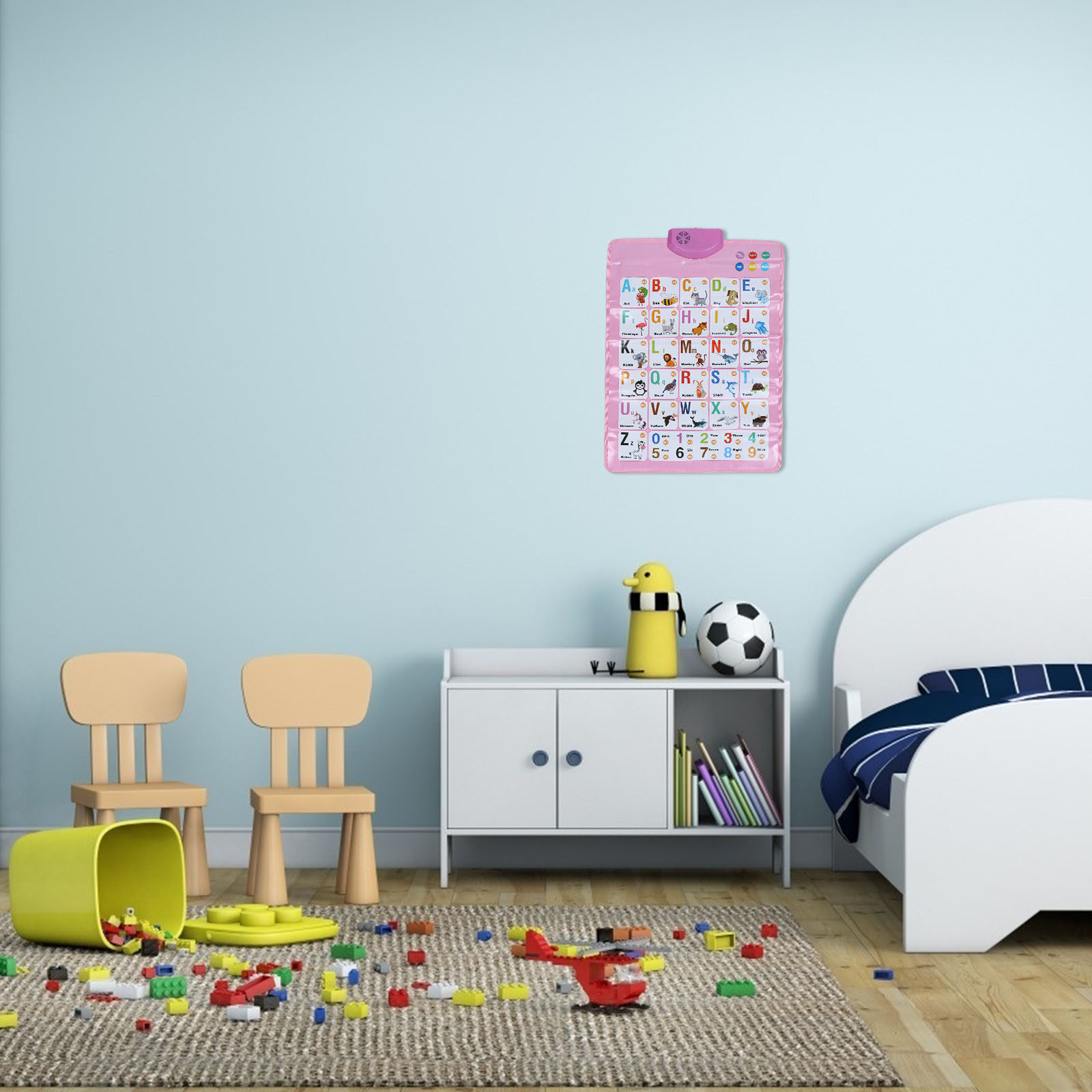 軽量で巻ける英語アルファベット音声ウォールマップ（幼児向け早 - Kids Education Charts のレビューと価格